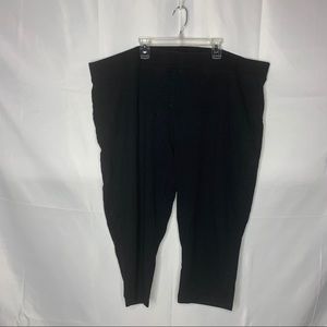 torrid size 5 black leggings crop soft plus size